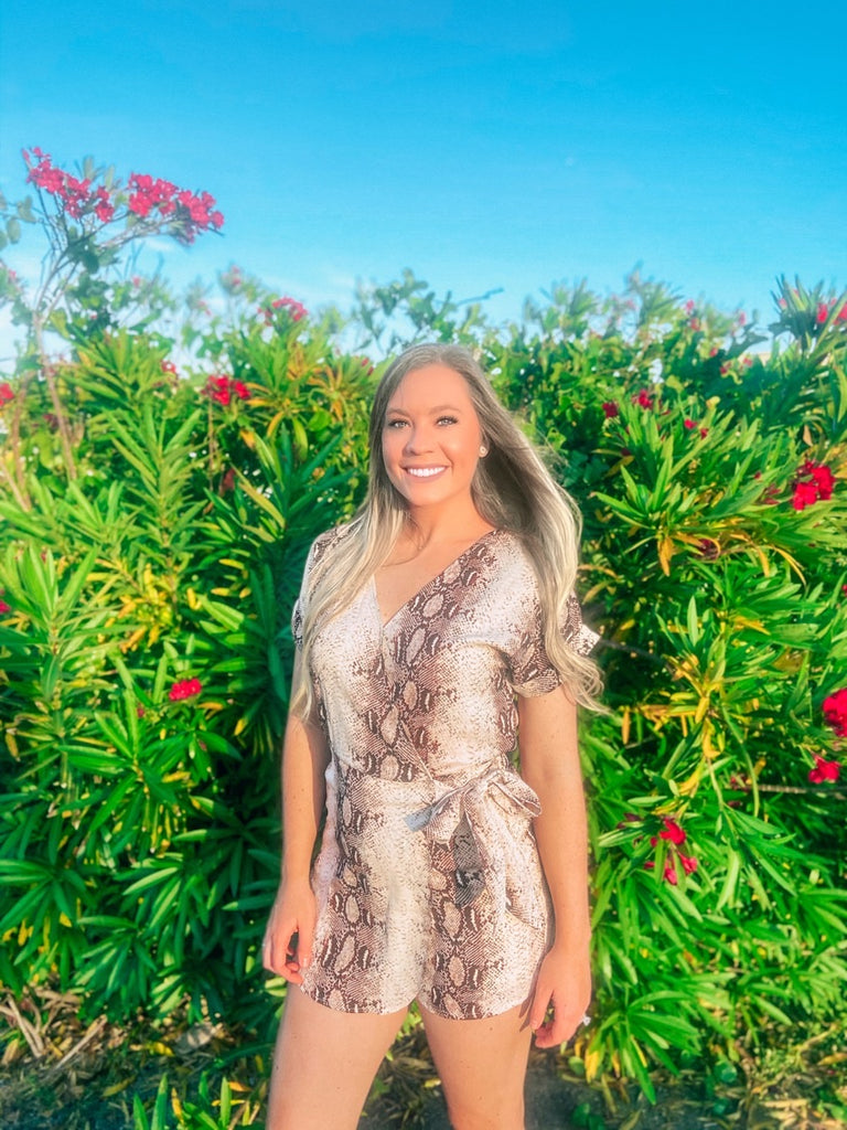 Snake skin Playsuit