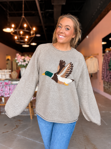 Mallard Duck Knit Sweater