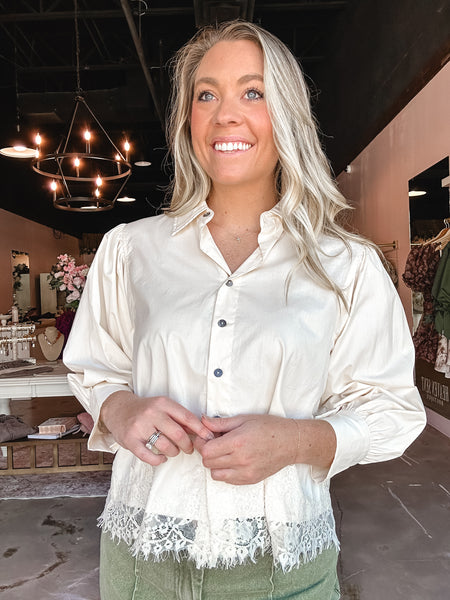 The Grace and Lace Button Up