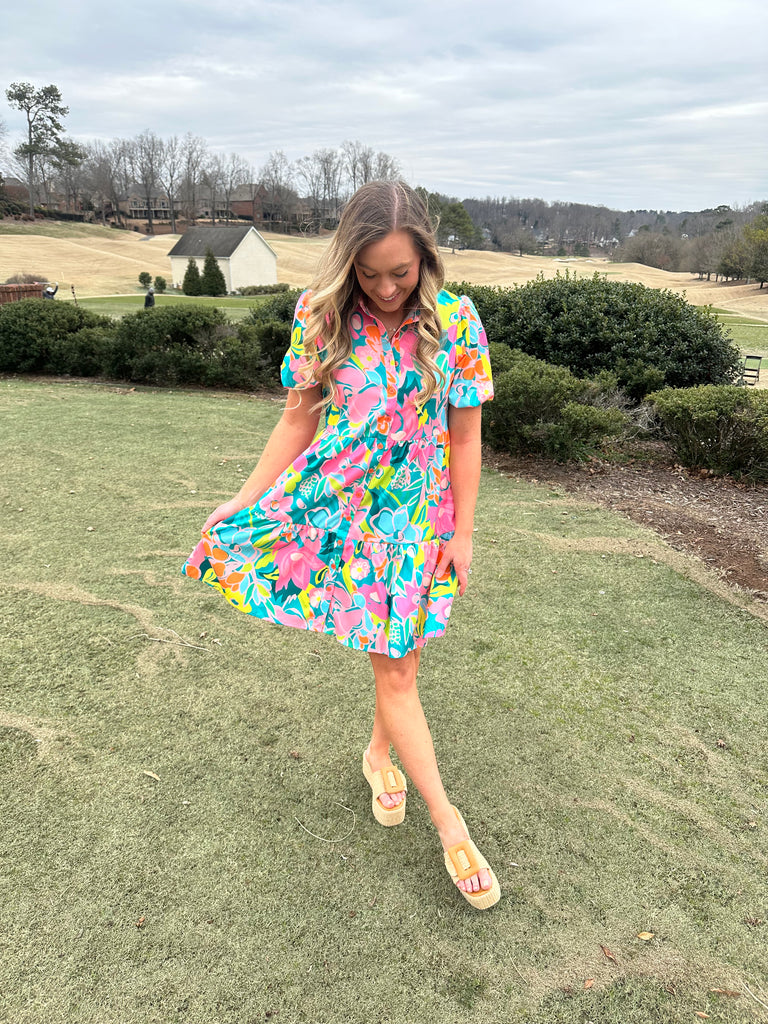 Green Floral Babydoll Dress Heaven Sent Boutique Green Floral Babydoll Dress Heaven Sent Boutique