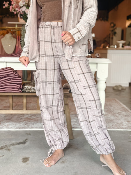 Oakley Plaid Cargo Pants