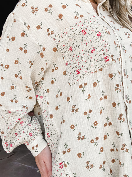 Cottage Garden Button Up