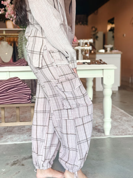 Oakley Plaid Cargo Pants