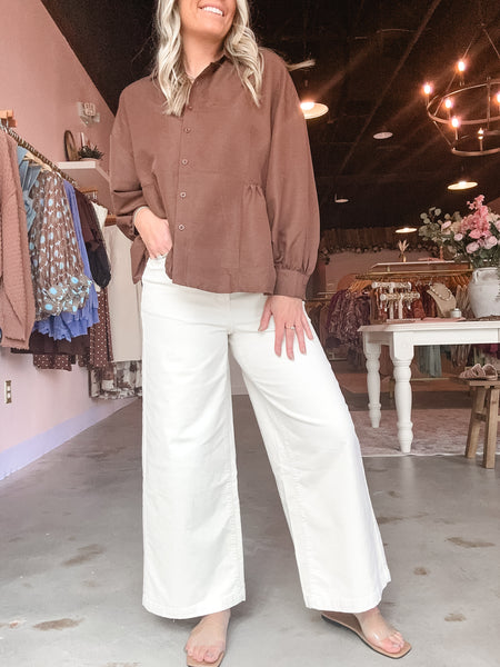 Ivory Lane Corduroy Pants