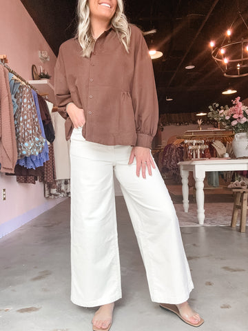 Ivory Lane Corduroy Pants