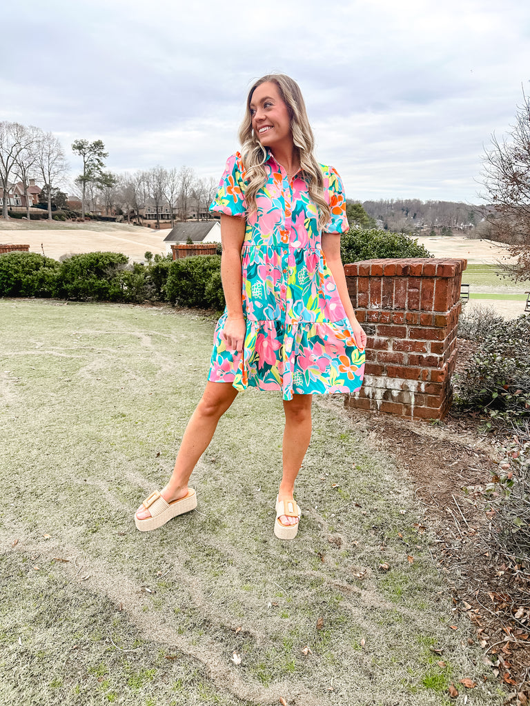 Green Floral Babydoll Dress Heaven Sent Boutique Green Floral Babydoll Dress Heaven Sent Boutique