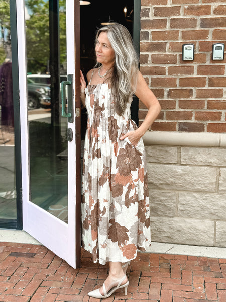 Harvest Bloom Midi Dress