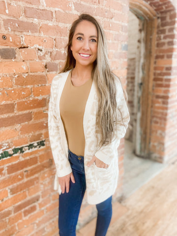 Leopard Print Cardigan