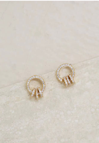 Class Act Crystal Mini Loop Earrings