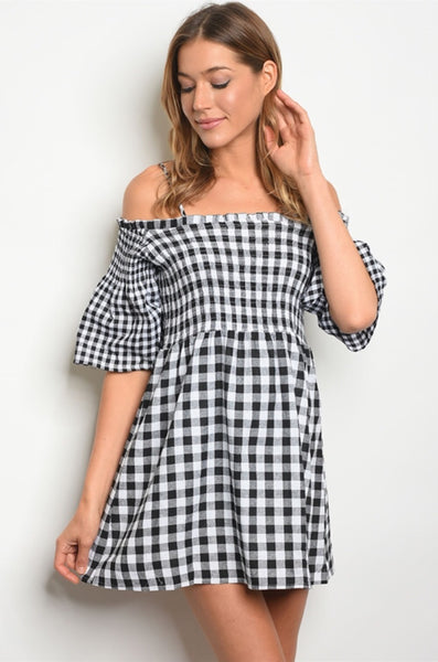 Gingham Tunic Dress