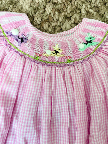 Smocked Bunny (Pink)