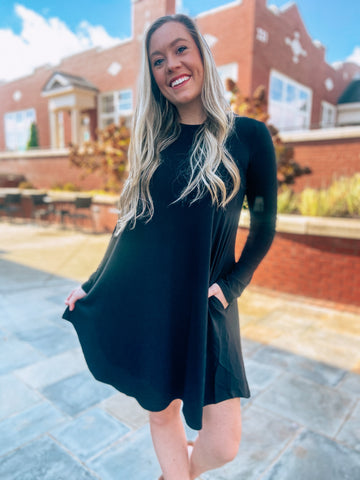 Black Swing Dress