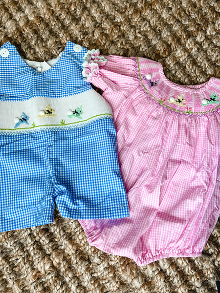 Smocked Bunny (Pink)