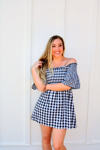 Gingham Tunic Dress