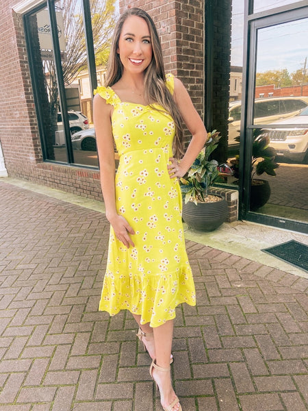 Yellow Daisy Midi